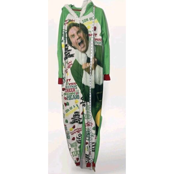 Elf Movie One Piece Sleepwear Lg - Picture 3 of 5